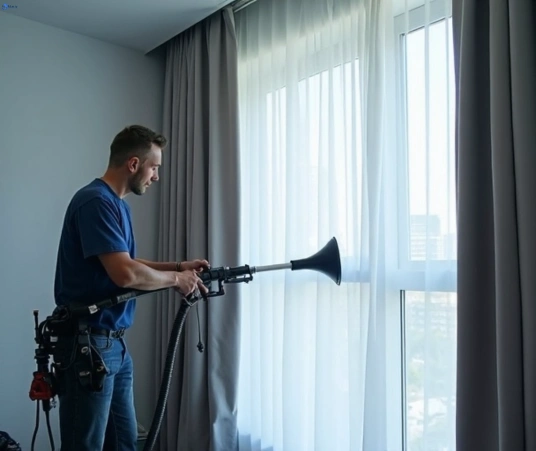 Professional curtain stain removal process equipment Matty Curtain Cleaning williams-landing-vic